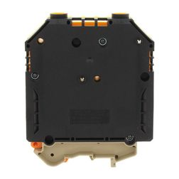 Átmenő sorkapocs TS32/35 fekete-sárga imbuszcsavaros 1-szintes 309A RK 150/PE BKYE CONTA-CLIP - 1569.2