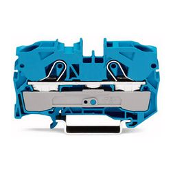 Átmenő sorkapocs TS35 1-szintes 57A 2.5-10mm2 kék rugószorításos rugószorításos WAGO - 2010-1204