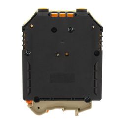 Átmenő sorkapocs TS32/35 fekete-sárga imbuszcsavaros 1-szint 2-poz 380A RK 240/PE BKYE CONTA-CLIP - 1570.2