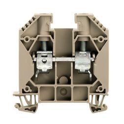 Átmenő sorkapocs TS35 1-szintes 76A 1.5-16mm2 bézs csavaros robbanásbiztos WDU 16 Weidmüller - 1020400000