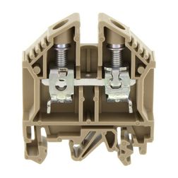 Átmenő sorkapocs TS32/35 1-szintes 76A 2,5-16mm2/érvéghüvely bézs csavaros/ RK 16 BG CONTA-CLIP - 1050.2