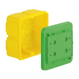 Betondoboz 1-es négyzetes 128mm-hossz 128mm műanyag zöld KAISER - 1295-02