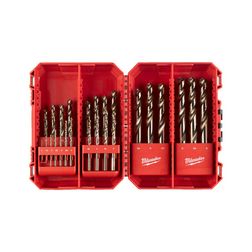 Betonfúrószár-készlet 25db 3lapú d1-13mm HSS-G DIN338 25-darabos REDCOBALT Milwaukee - 4932493868