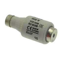 DOLII biztosítóbetét Bussmann DII 20A lomha (T)-jelleggörbe 500V kék-színkód EATON - 20D27