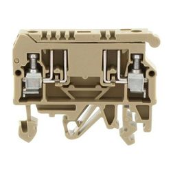 Biztosítós sorkapocs TS35/32 5x20, 5x25 mm bézs G-biztosítóbetét 5x20mm 6.3A STK 2 BG CONTA-CLIP - 1078.2