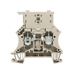Biztosítós sorkapocs TS35 bézs G-biztosítóbetét 5x20mm kihajtható-aljzat WSI 6 Weidmüller - 1011000000