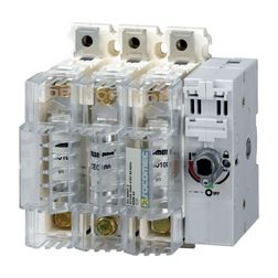 Biztosítós szakaszolókapcsoló NH1 3-pólus 250A 690V ráépíthető IP2X Fuserbloc SOCOMEC - 38313024