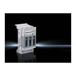 Biztosítós szakaszolókapcsoló sínre vízszintes 3-pólus NH00 160A 60mm-síntáv 690V SV Rittal - 9343010