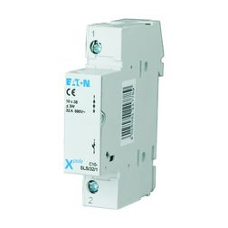 Biztosítós szakaszolókapcsoló sorolható 10x38 kompakt C1-C3 forma 1-pólus 32A C10-SLS/32/1 EATON - 112220