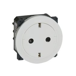 Céliane 162 dugalj földelt központi fedlap gyerekzárral fehér IP20 modultartó LEGRAND - 067166