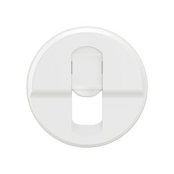 CélianeÚj fedlap RJ45 adatcsatlakozóhoz műanyag fényes fehér kezeletlen címketartó nélkül LEGRAND - CB0346