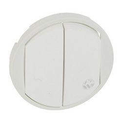 Céliane billentyű antibakteriális kettős kapcs/nyg.-hoz fehér egyéb-jel műanyag fényes LEGRAND - 067741