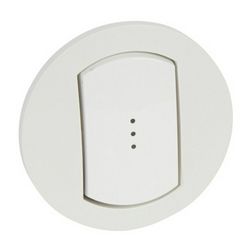 Céliane billentyű egyes kapcs/nyg.-hoz fehér üres-jel  jelzőfényes IP44 műanyag fényes LEGRAND - 067803