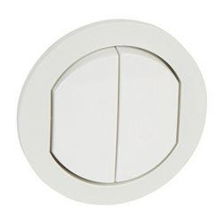 Céliane billentyű kettős kapcs/nyg.-hoz fehér üres-jel IP44 műanyag fényes LEGRAND - 067802