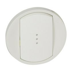 Céliane billentyű széles egyes kapcs/nyg.-hoz fehér üres-jel  jelzőfényes műanyag fényes LEGRAND - 068003