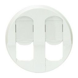 Céliane fedlap 2xRJ45 adatcsatlakozóhoz műanyag fehér címketartó nélkül LEGRAND - 068252