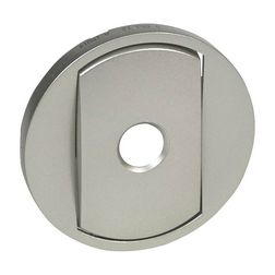 Céliane fedlap energiatakarékos kapcsolóhoz működtetőkaros műanyag titán fényes üres-jel LEGRAND - 068312