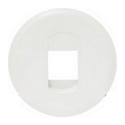 Céliane fedlap monó hangszórócsatlakozóhoz műanyag fehér címketartó nélkül LEGRAND - 068211