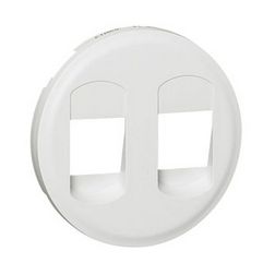 Céliane fedlap sztereó hangszórócsatlakozóhoz műanyag fehér címketartó nélkül LEGRAND - 068212