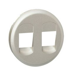 Céliane fedlap sztereó hangszórócsatlakozóhoz műanyag titán címketartó nélkül LEGRAND - 068512