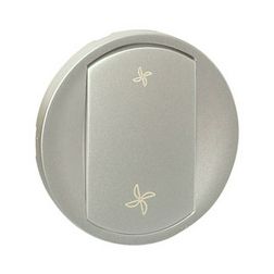 Céliane fedlap ventilátorkapcsolóhoz egyes kapcs/nyg.-hoz titán egyéb-jel műanyag fényes LEGRAND - 068361