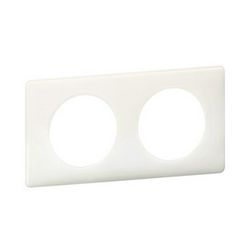 Céliane keret 2-es fényes fehér vízszintes és függőleges műanyag LEGRAND - 066632