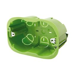 Süllyesztett szerelvénydoboz Chorus (IT) 1-es téglalap 110mm 73mm x műanyag zöld Chorus GEWISS - GW24403PM