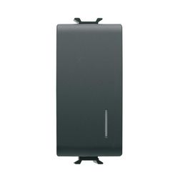 ChoruSmart N101 nyomó moduláris 1M 1- nyomó/érintő 1z fekete 1P IP41 jelzőfény beépített GEWISS - GW12132