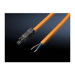 Csatlakozóvezeték LED -hez(5db) 2x 1.5mm2 3m profildugó- érvéghüvely SZ Rittal - 2500420