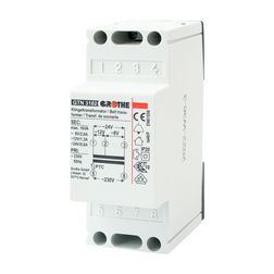Csengőtranszformátor 1F 16VA sorolható 230V/ 8V/ 2A 12V/ 1.3A 24V/ 6A 2M GTN 3182 GROTHE - 14082