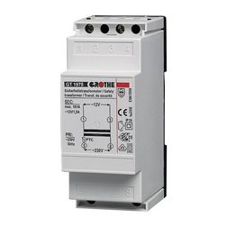 Biztonsági transzformátor 1F 18VA sorolható 230V/ 12V/ 1.5A GTN 1975 GROTHE - 14101