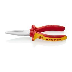 Csőrös fogó 1000V piros-kék 160mm-hossz 16.5mm-sz/fej 2-komponensű 1000V VDE KNIPEX - 3016160