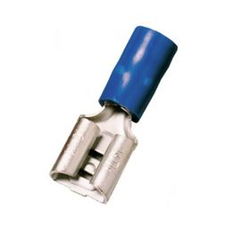 Csúszósaru 20,8mm hüvely részlegesen szigetelt kék lapos 6,3x0,8 mm réz LIF 2,5F638 R Weidmüller - 9200560000