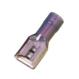 Csúszósaru 22mm hüvely teljesen szigetelt kék lapos 6,3x0,8 mm réz LIF 2,5F638 RF Weidmüller - 9200650000