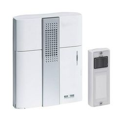 RF dallamcsengő szett 13dallam 8-12VAC v. 4x1,5VLR14/C 500m-hatótáv 86dB MISTRAL 200M GROTHE - 43305