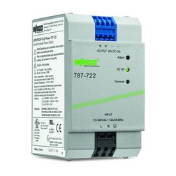 DC tápegység 85-264VAC-be 130-373VDC-be 22-28VDC-ki 5A-ki stabilizált 4M WAGO - 787-722