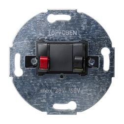 Delta hangszóró csatlakozó betét közp. fedéllel monó címketartó nélkül SIEMENS - 5TG2467-2