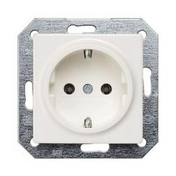 Delta I-System 162 dugalj titánfehér földelt fehér IP20 süllyesztett rugós SIEMENS - 5UB1511