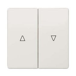 Delta Style billentyű titánfehér kettős redőnyhöz fehér nyíl-jel IP20 műanyag fényes 5TG SIEMENS - 5TG7143