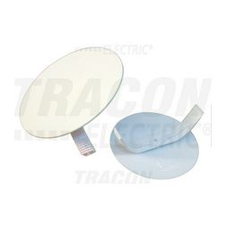 Dobozfedél rugós kerek 80mm-dobozátmérőhöz rugós fehér műanyag 89mm-átmérő TRACON - D80T