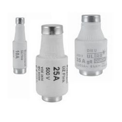 DOLII biztosítóbetét DII 10A gL/gG lomha (T)-jelleggörbe 500V piros-színkód DIIGG50V10 MERSEN - K200707M (028301)