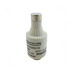 DOLII biztosítóbetét DII 16A gL/gG lomha (T)-jelleggörbe 500V szürke-színkód DIIGG50V16  (K201765) MERSEN - K201765M (028501)