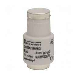 DOLIII biztosítóbetét DIII 63A gL/gG lomha (T)-jelleggörbe 500V réz-színkód DIIIGG50V63 MERSEN - R215088M (0290)