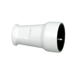 Dugalj lengő 2P+F 16A 250V egyenes műanyag csavaros szürke IP20 Kopp - 182704006