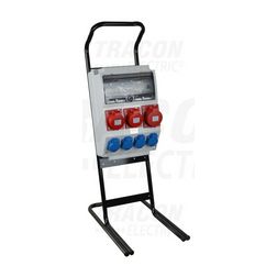 Dugaszoló elosztó 32A/400V 12M 2x16A5P400V 1x32A5P400V 4x2P+F/230V kismegszakító műanyag TRACON - TDB03-12MVA