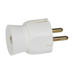 Dugvilla 2P+F 16A Hátsó bekötés 230V fehér műanyag csavaros IP20 LEGRAND - 050315