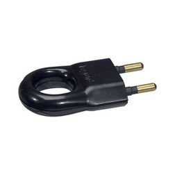 Dugvilla EURO 2P 6A egyenes 230V fekete műanyag csavaros IP20 LEGRAND - 050163