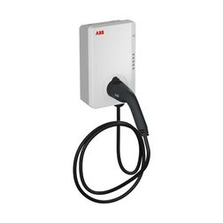 E-autó töltő RFID WiFi Bluetooth 5m-kábel 1-fázis 1x 7.4kW fali 1xT2 IP54 Terra AC-W7-G5-R-0 ABB - 6AGC082155
