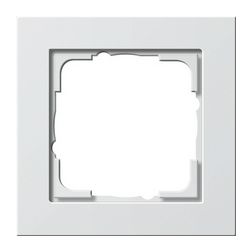 E2 keret 1-es vízszintes és függőleges műanyag fehér fényes GIRA - 021129