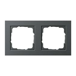 E2 keret 2-es vízszintes és függőleges műanyag antracit GIRA - 021223